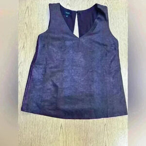 ANDB Sleeveless Faux Leather Top Size XS